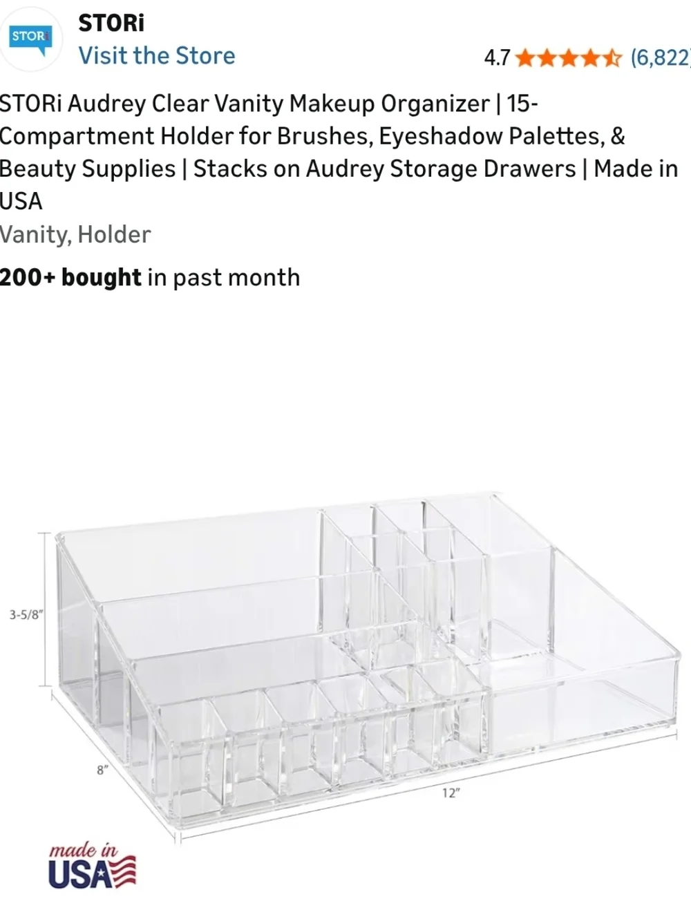 Makeup Organizer